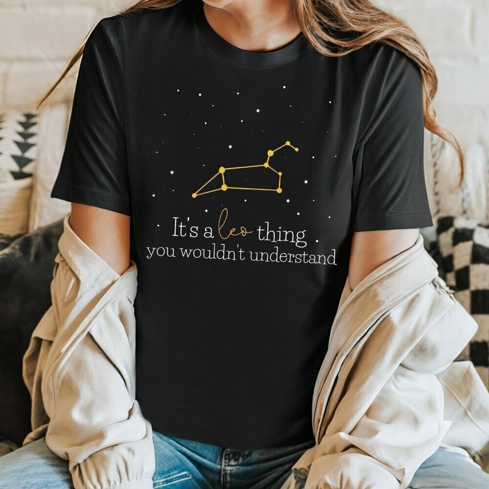 Leo Zodiac Constellation Shirt  Greek Mythology Astrology Gift